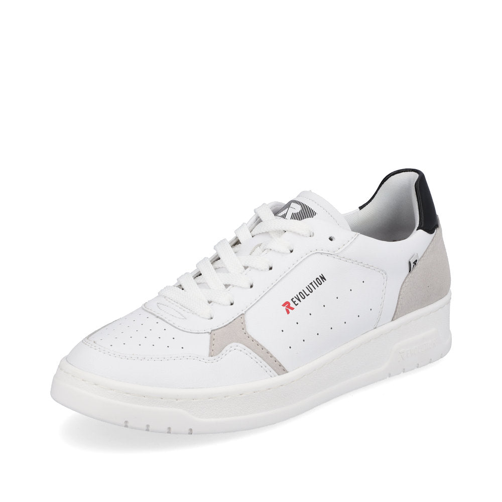 Rieker U0401-81 Mens Trainers White Sporty, Rieker Evolution Colours Ltd, Colours, Colours Farnham, Colours Shoes