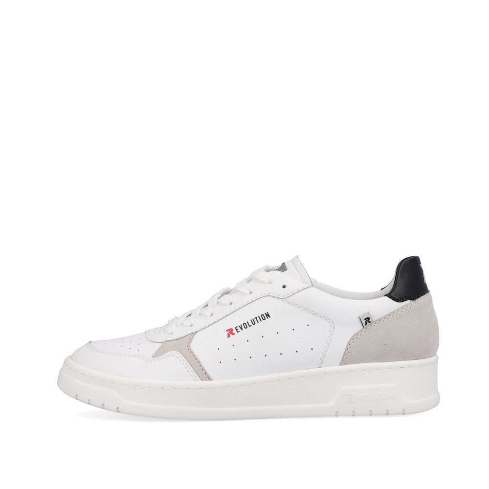Rieker U0401-81 Mens Trainers White Sporty, Rieker Evolution Colours Ltd, Colours, Colours Farnham, Colours Shoes