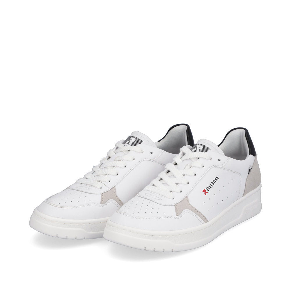 Rieker U0401-81 Mens Trainers White Sporty, Rieker Evolution Colours Ltd, Colours, Colours Farnham, Colours Shoes