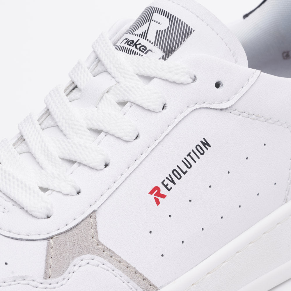Rieker U0401-81 Mens Trainers White Sporty, Rieker Evolution Colours Ltd, Colours, Colours Farnham Colours Shoes