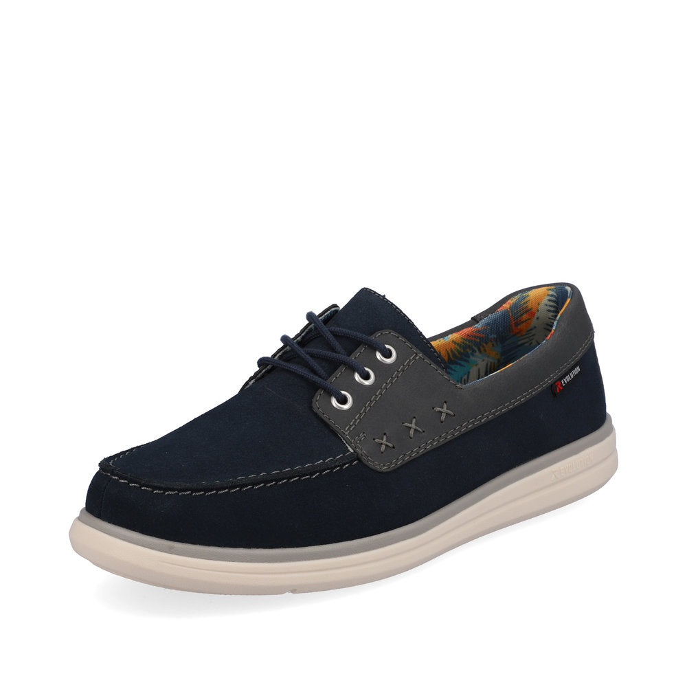 Rieker U0601-14 Mens Deck Shoes Navy Canvas Colours Ltd, Colours, Colours Farnham, Colours Shoes