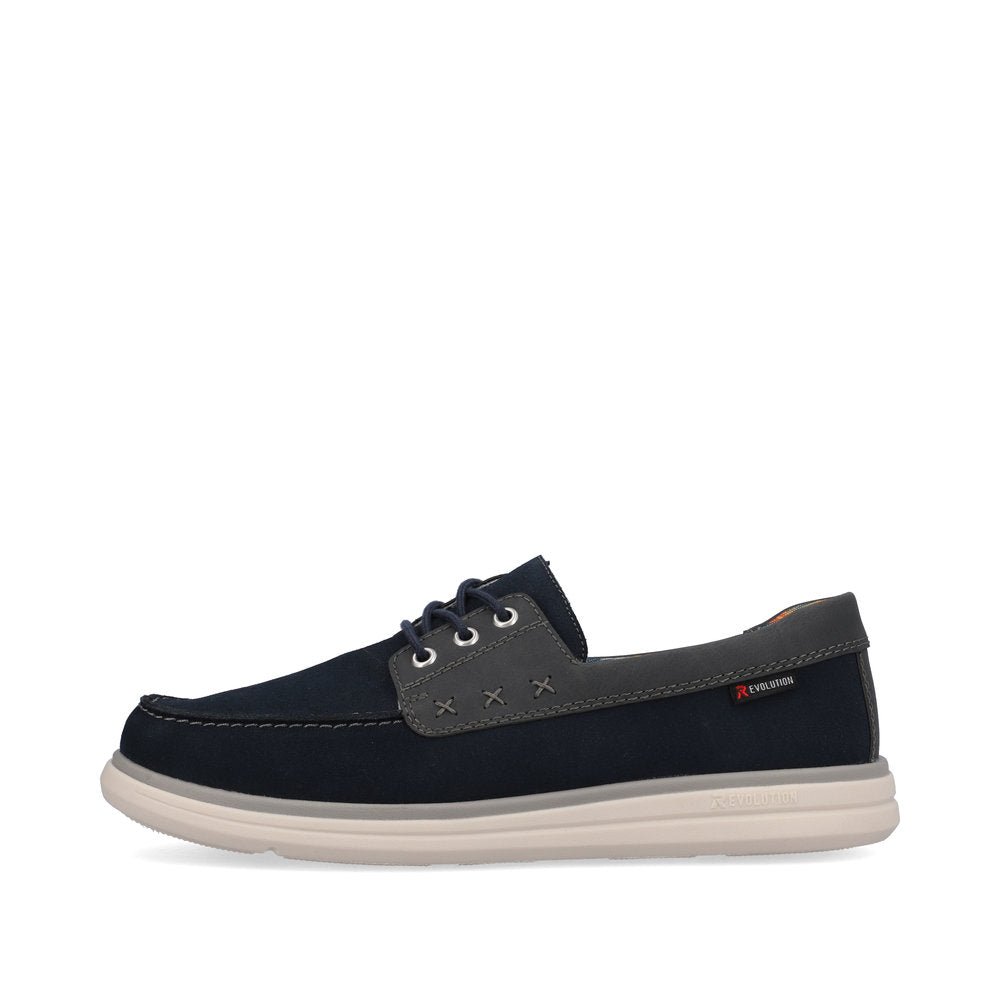 Rieker U0601-14 Mens Deck Shoes Navy Canvas Colours Ltd, Colours, Colours Farnham, Colours Shoes