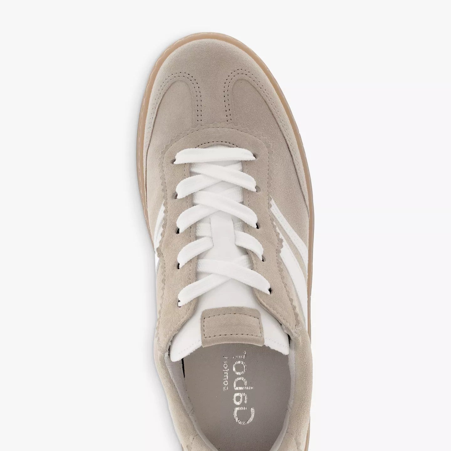 Gabor Wide Fit Dahma Oasis Suede Trainer | 86.475.41