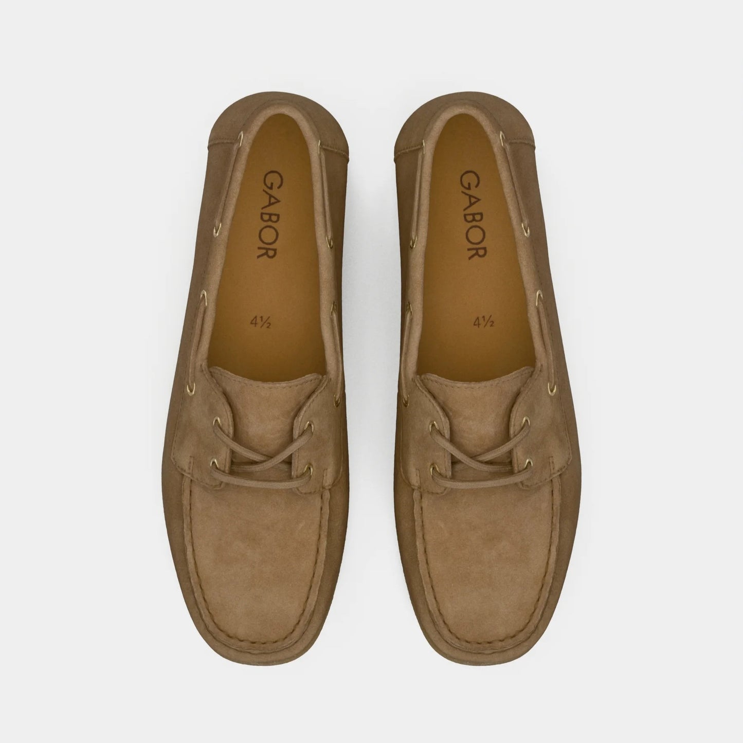 Gabor Boat Women's Loafers | Nubuck Peanut | 85.200.14