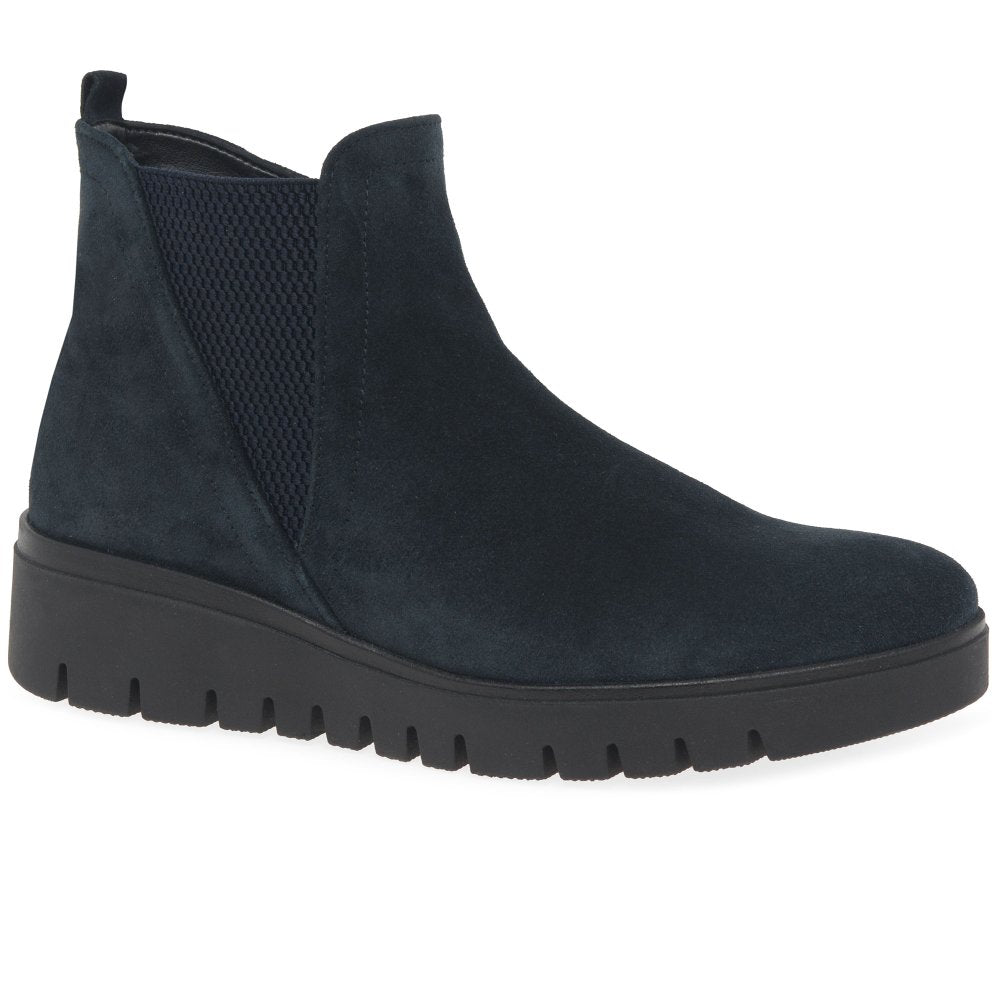 Gabor Dublin Women's Chelsea Boots | Dark Blue Suede | 72.061.46