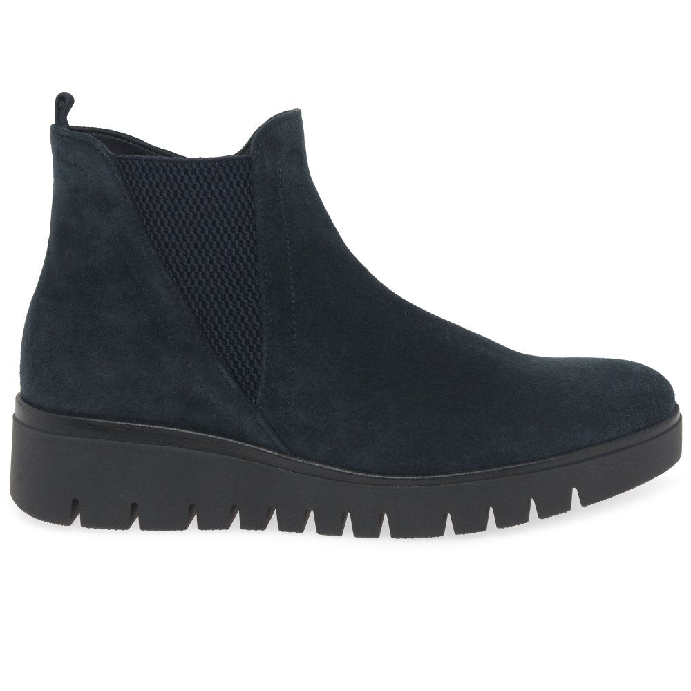 Gabor Dublin Women's Chelsea Boots | Dark Blue Suede | 72.061.46