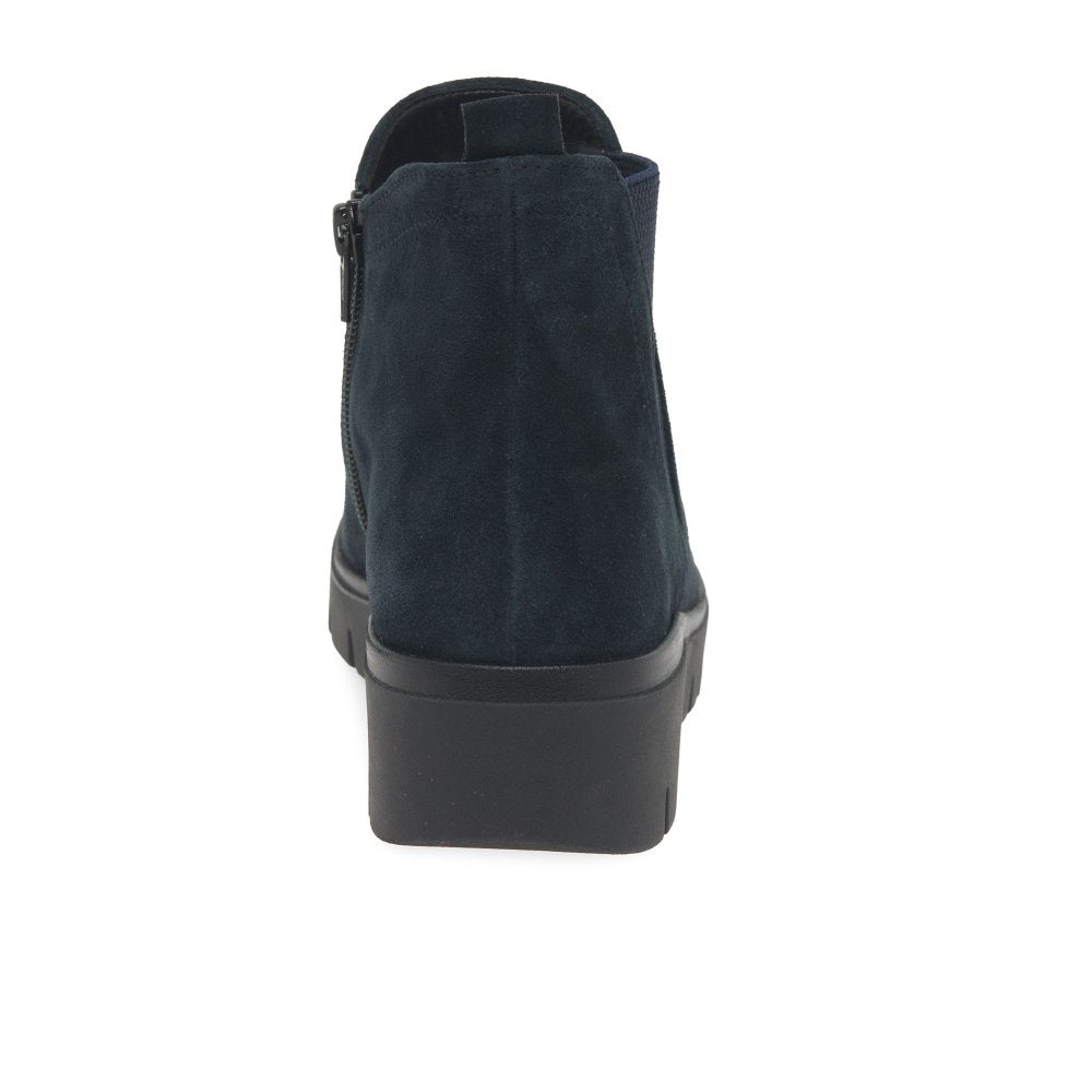 Gabor Dublin Women's Chelsea Boots | Dark Blue Suede | 72.061.46