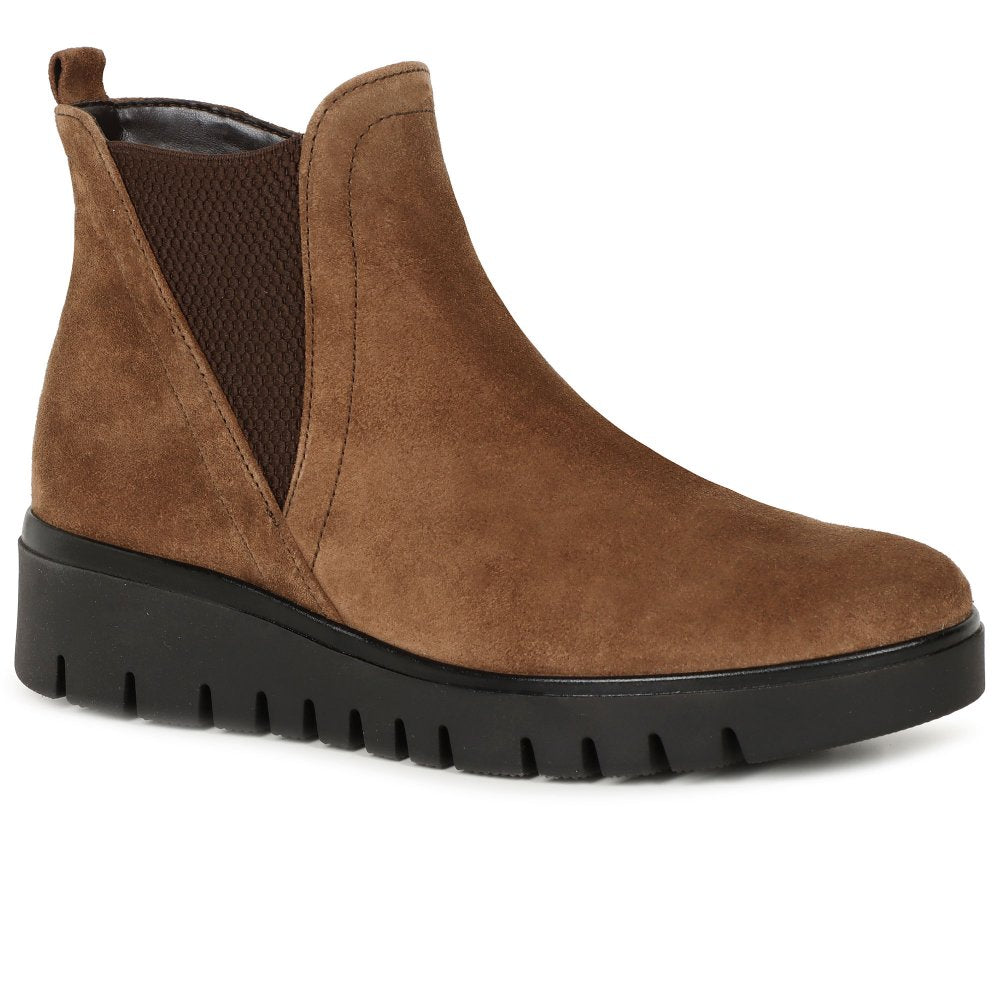 Gabor Dublin Women's Chelsea Boots | Whiskey Suede | 72.061.41