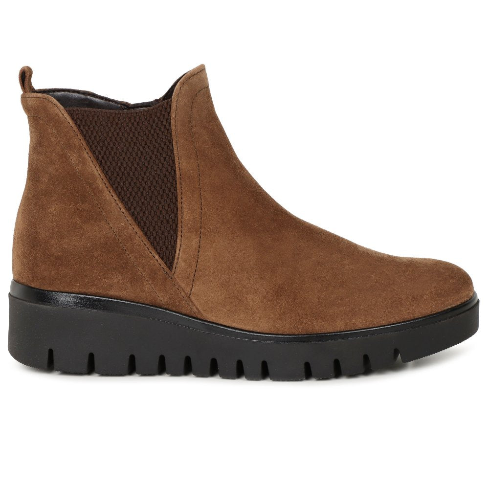 Gabor Dublin Women's Chelsea Boots | Whiskey Suede | 72.061.41