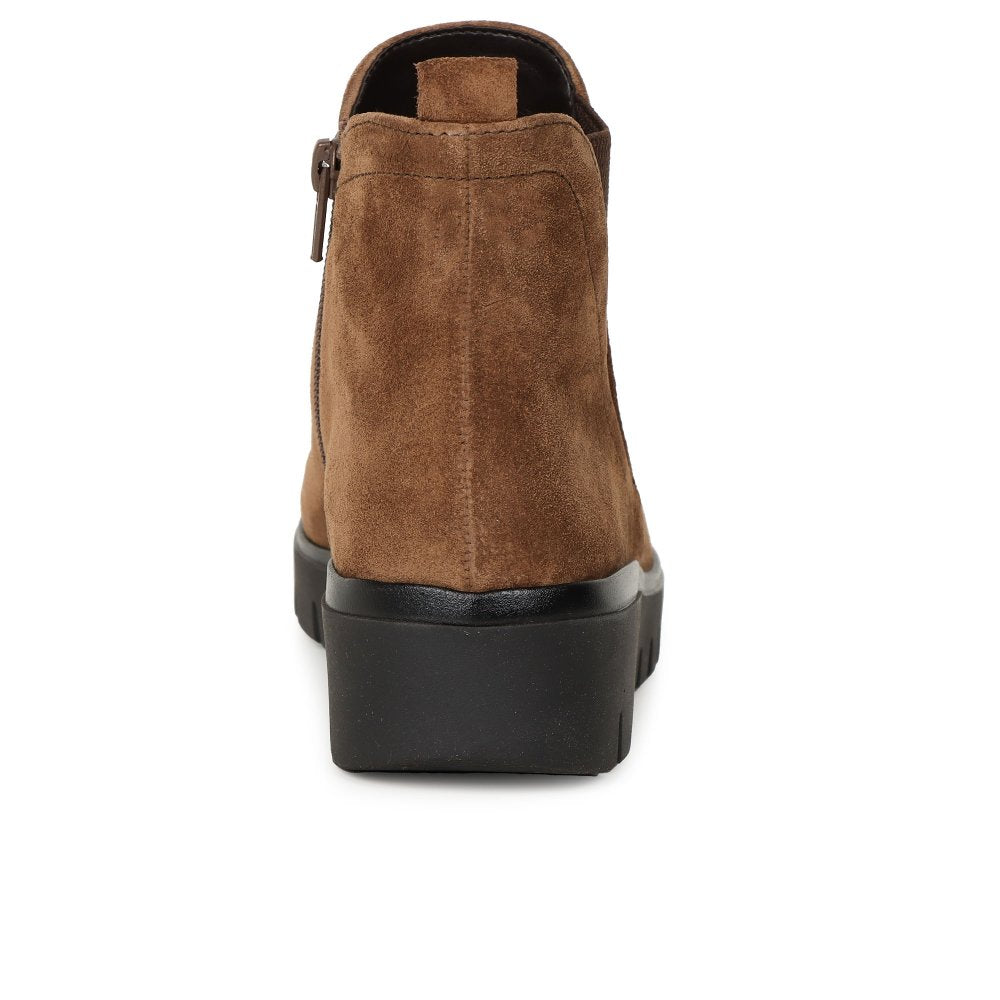 Gabor Dublin Women's Chelsea Boots | Whiskey Suede | 72.061.41