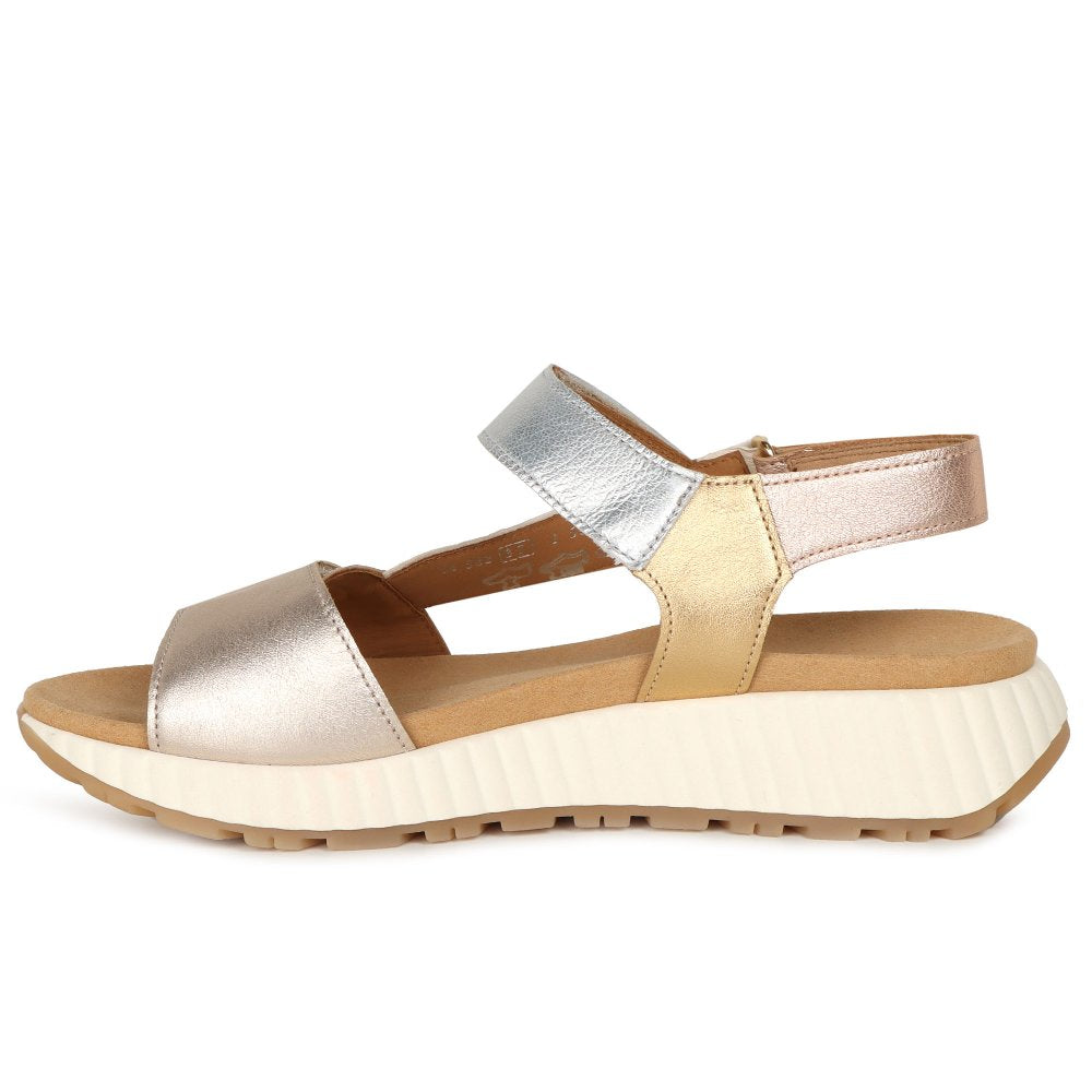 Gabor Gifted Wedge Heel Women's Sandals| Puder Combi | 84.582.62