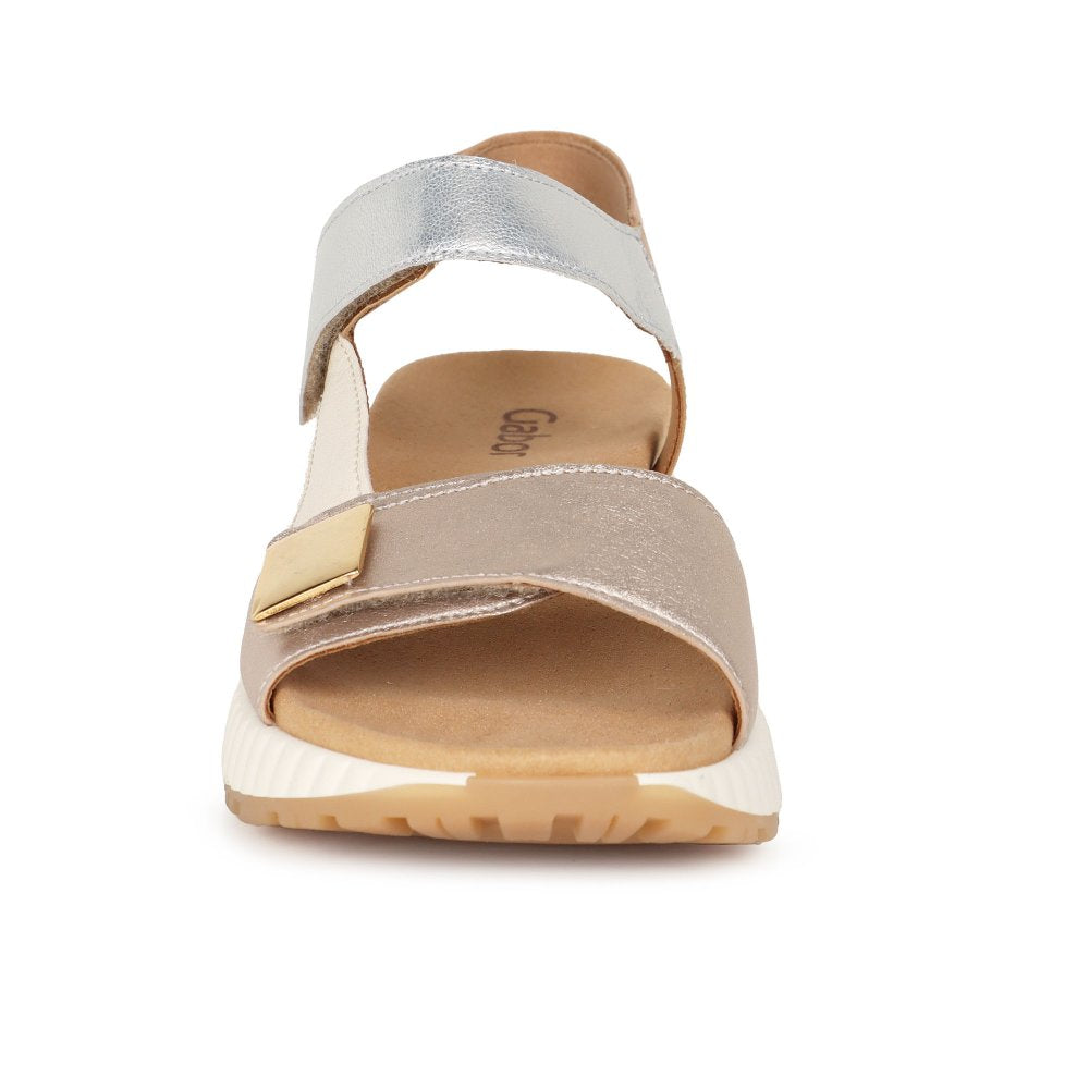 Gabor Gifted Wedge Heel Women's Sandals| Puder Combi | 84.582.62