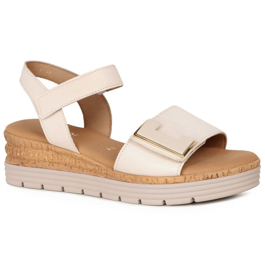 Gabor Shout Leather Sandals | Creme | 82.700.52