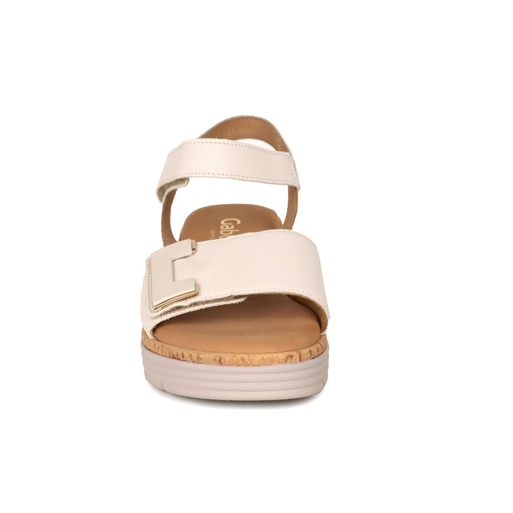 Gabor Shout Leather Sandals | Creme | 82.700.52