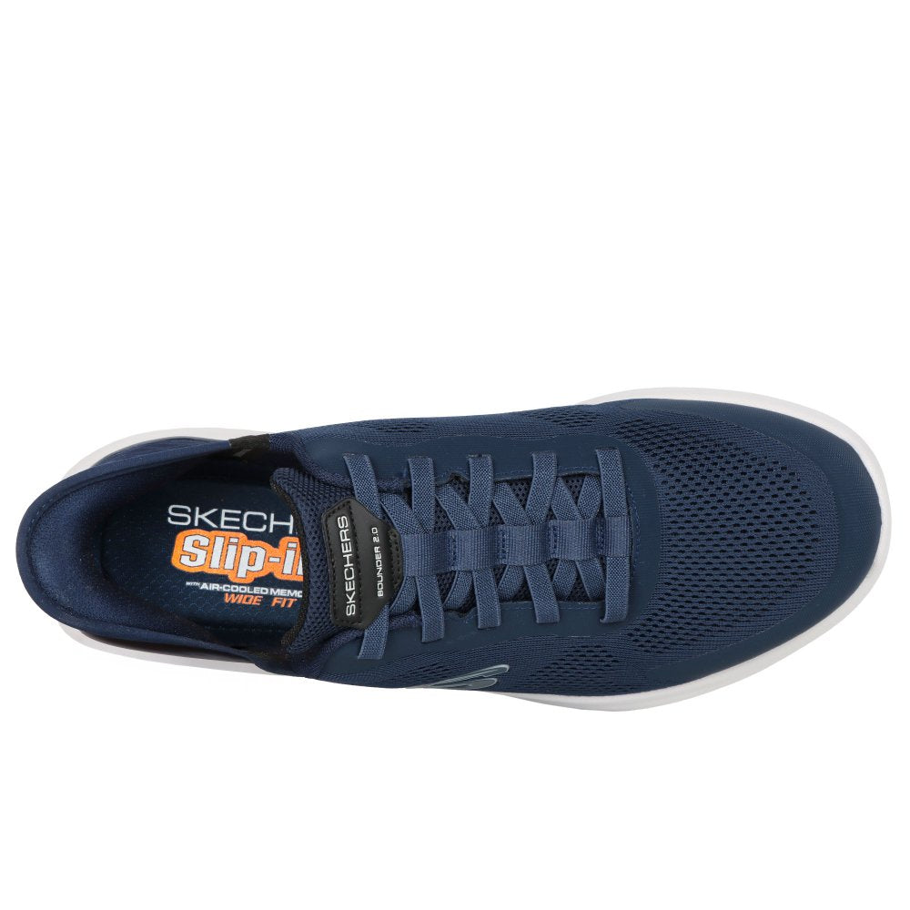 Skechers Slip Ins - Bounder Men's Wide Fit Trainers