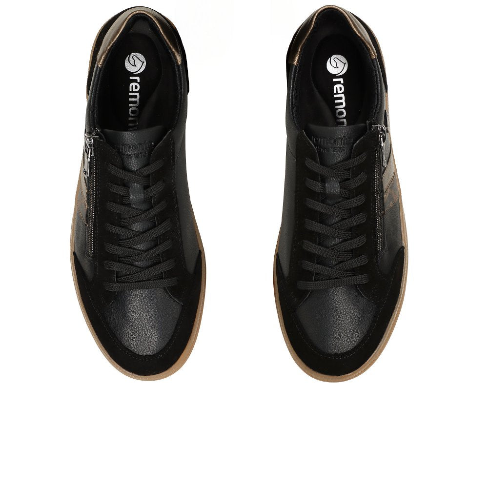 Remonte Artistic Women's Trainers | Black | D2C04-03