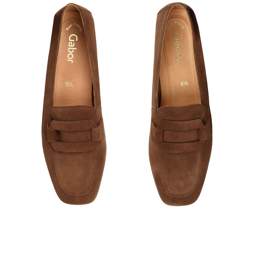 Gabor Great Women Loafers | Reh Suede | 75.261