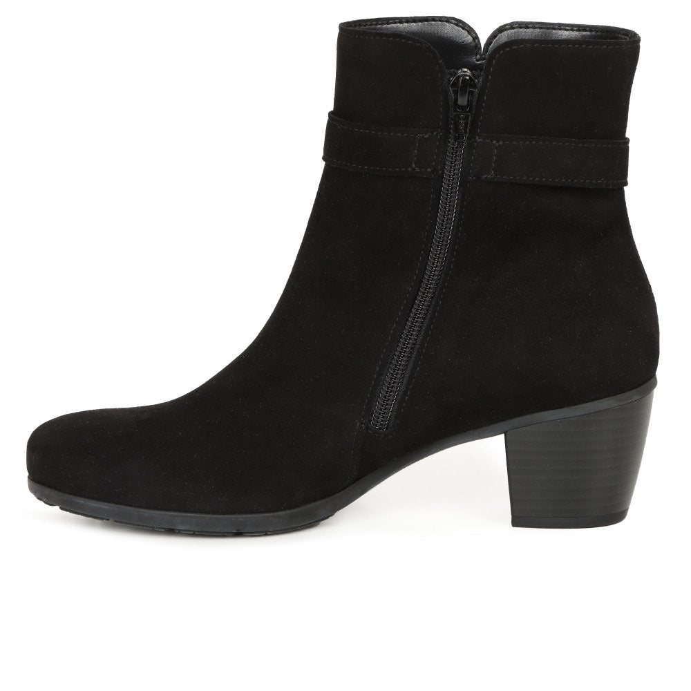 Gabor Equity Women's Ankle Boots | Black Suede | 75.523.17