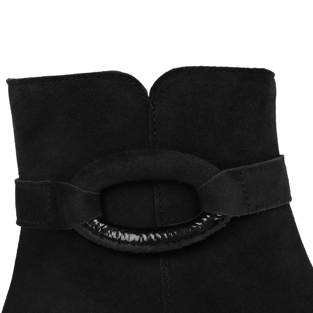 Gabor Equity Women's Ankle Boots | Black Suede | 75.523.17