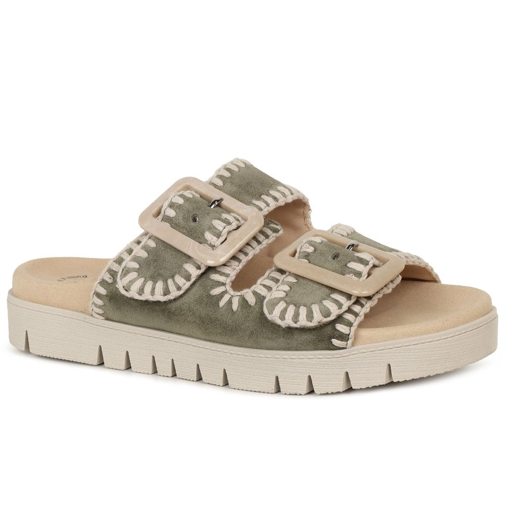 Gabor Elspeth Women's Sandal | Pine Suede | 83.741.19