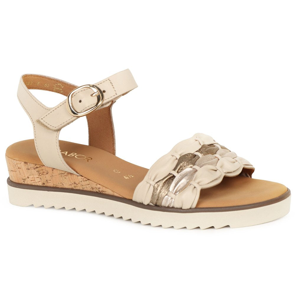 Gabor Revo Women's Sandals | Beige/ Gold | 82.758.65