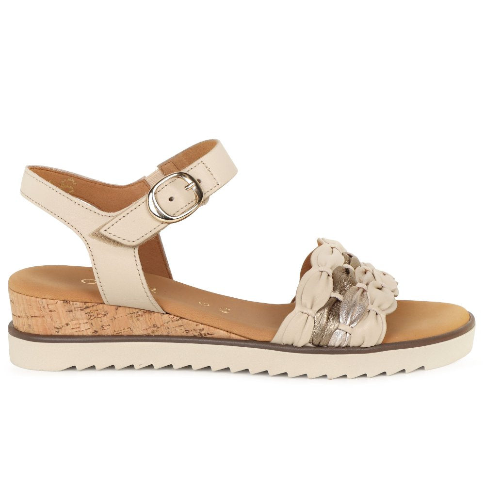 Gabor Revo Women's Sandals | Beige/ Gold | 82.758.65