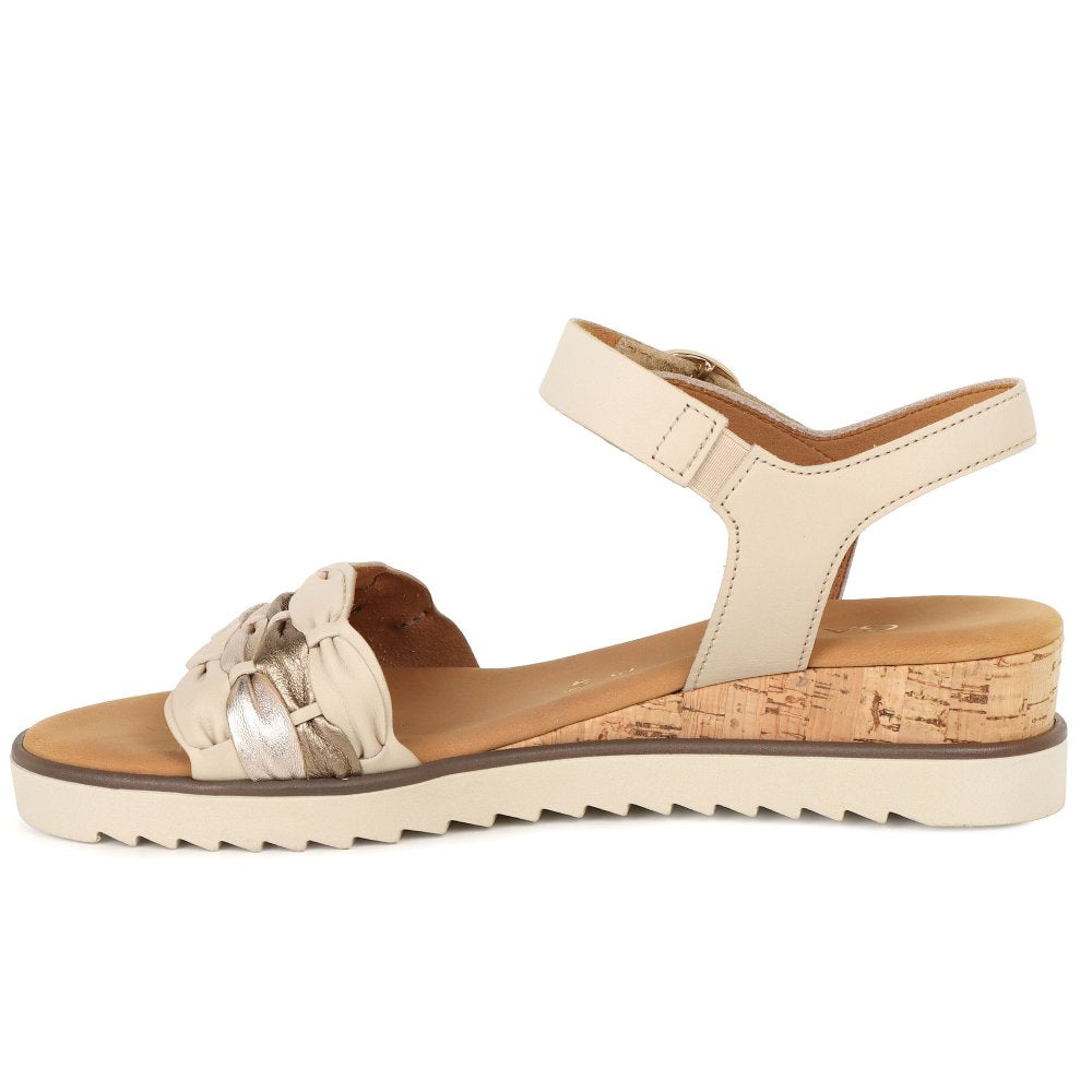Gabor Revo Women's Sandals | Beige/ Gold | 82.758.65