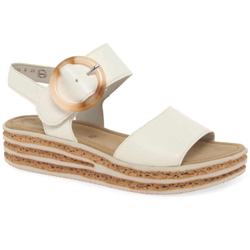 Gabor Andre Women's Sandals | Latte White | 84.550.20