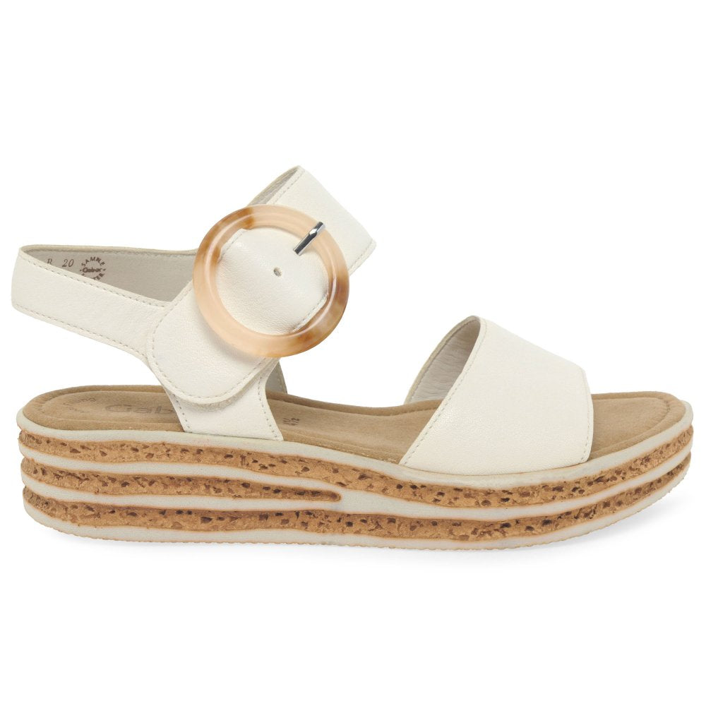 Gabor Andre Women's Sandals | Latte White | 84.550.20