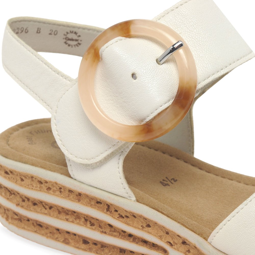 Gabor Andre Women's Sandals | Latte White | 84.550.20
