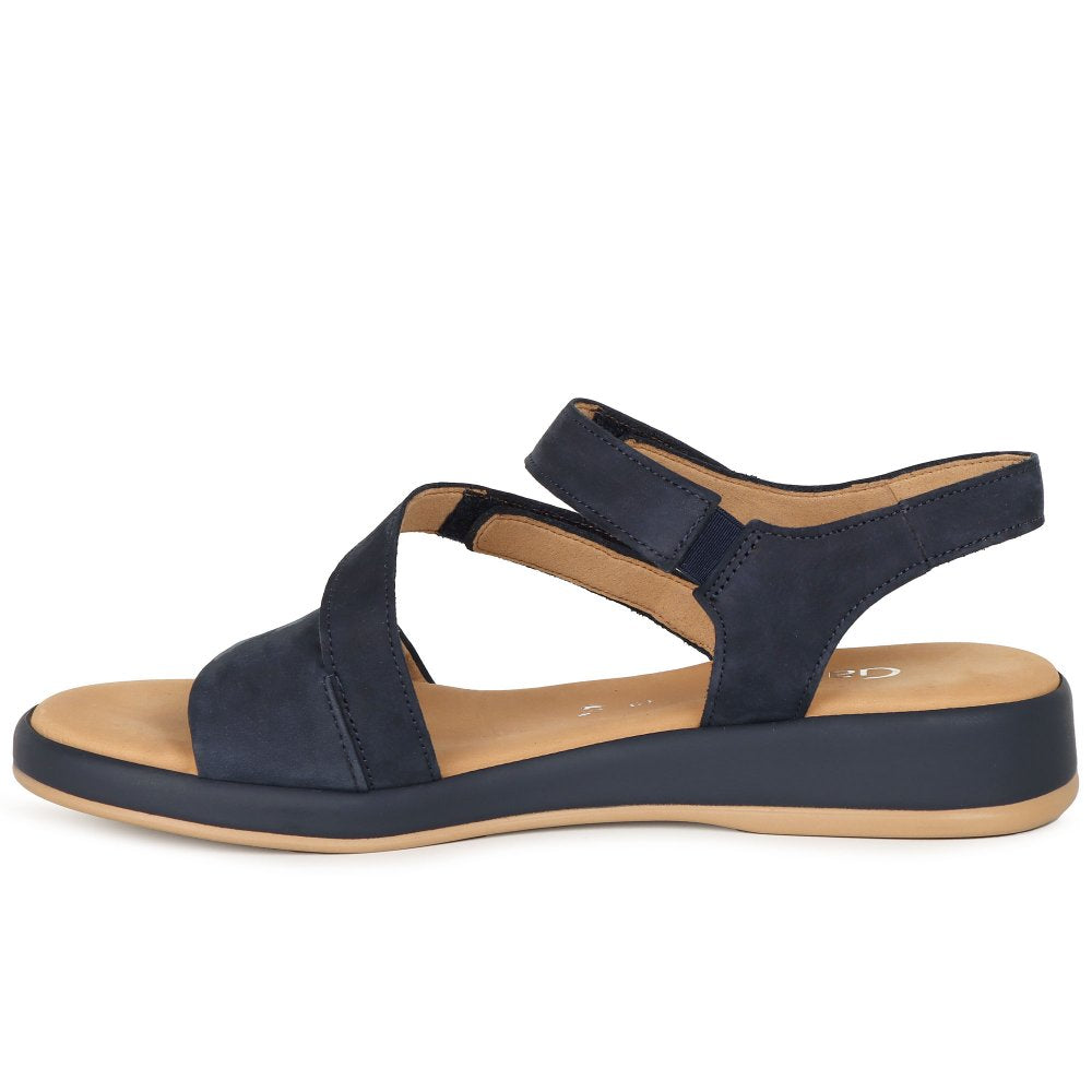 Gabor Oporto Women's Sandals | Blue Nubuck | 82.733.36