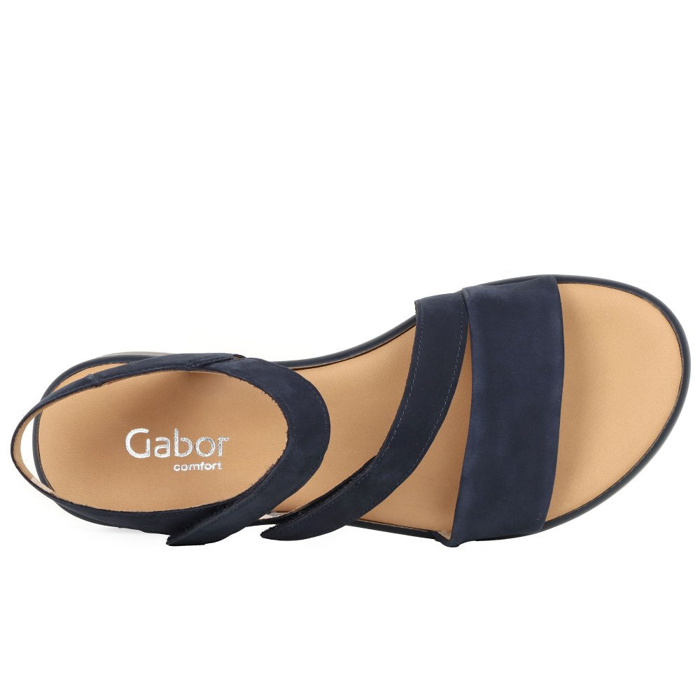 Gabor Oporto Women's Sandals | Blue Nubuck | 82.733.36
