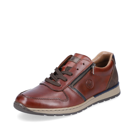 Rieker Men's Zip Shoes | Brown | B2112-25