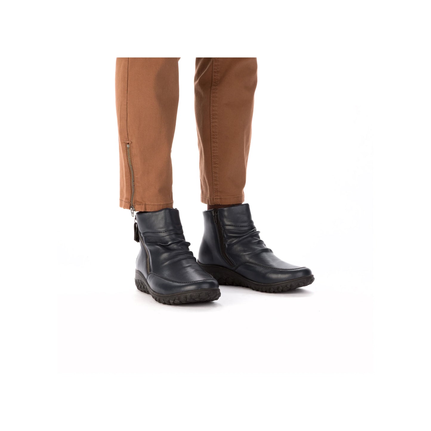 Rieker Women's Zip Ankle Boots | Blue | 59585-14