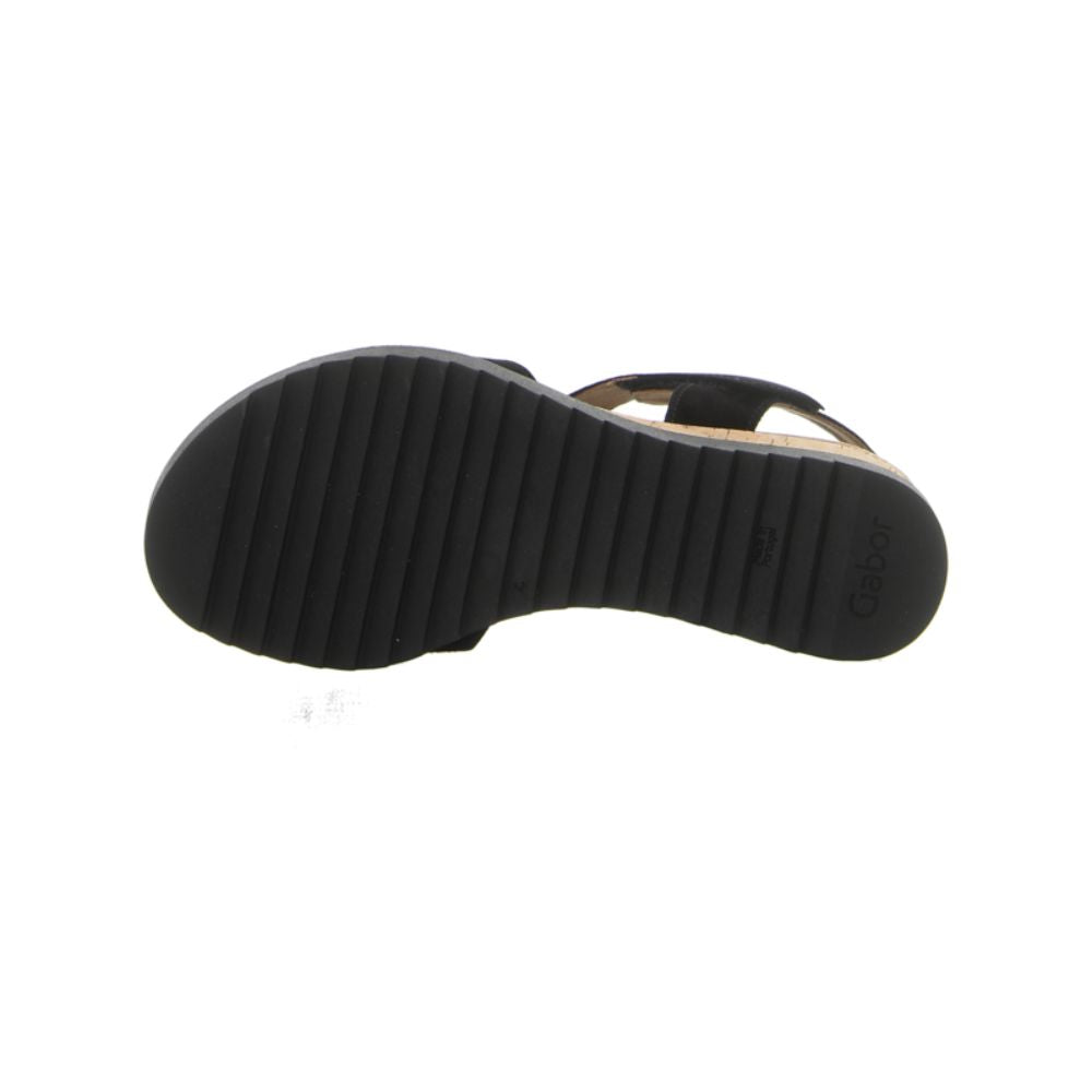 Gabor Raynor Wide Fit Strappy | Black | 82.750.47