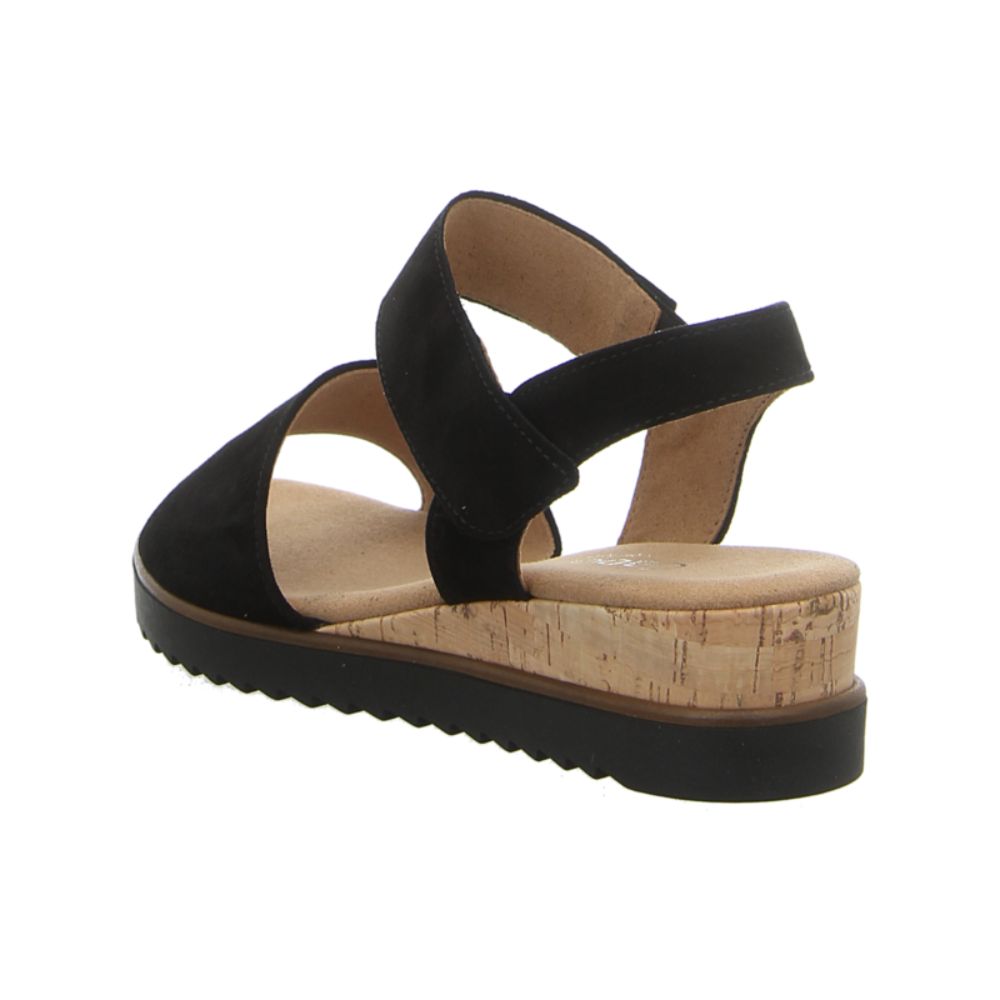 Gabor Raynor Wide Fit Strappy | Black | 82.750.47