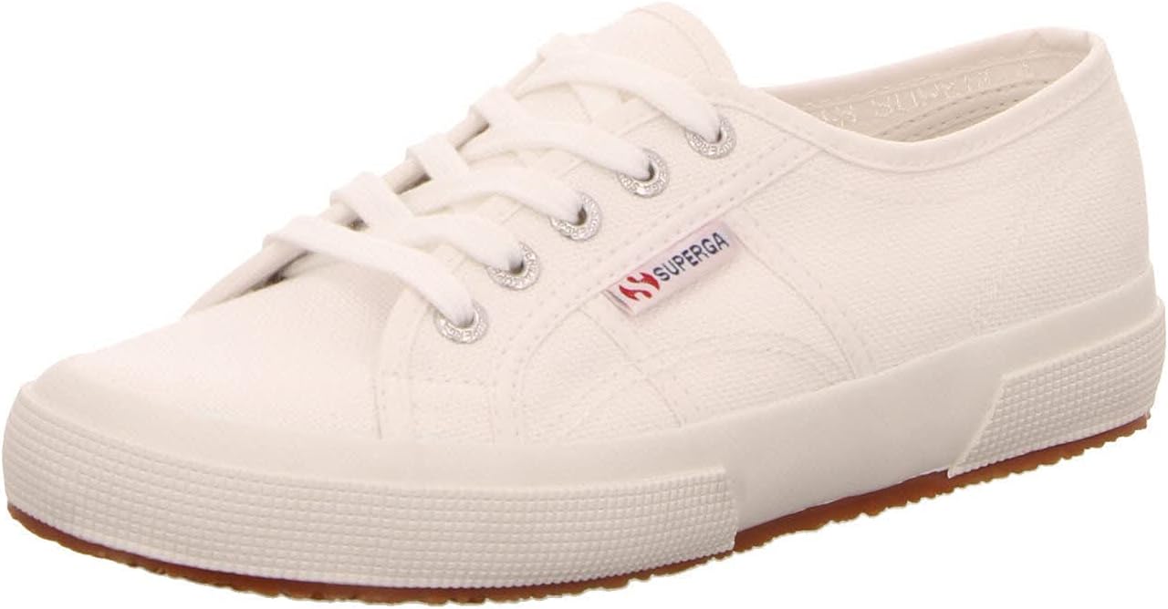 Superga Unisex Adults’ 2750 Cotu Classic Trainers Low-Top, White