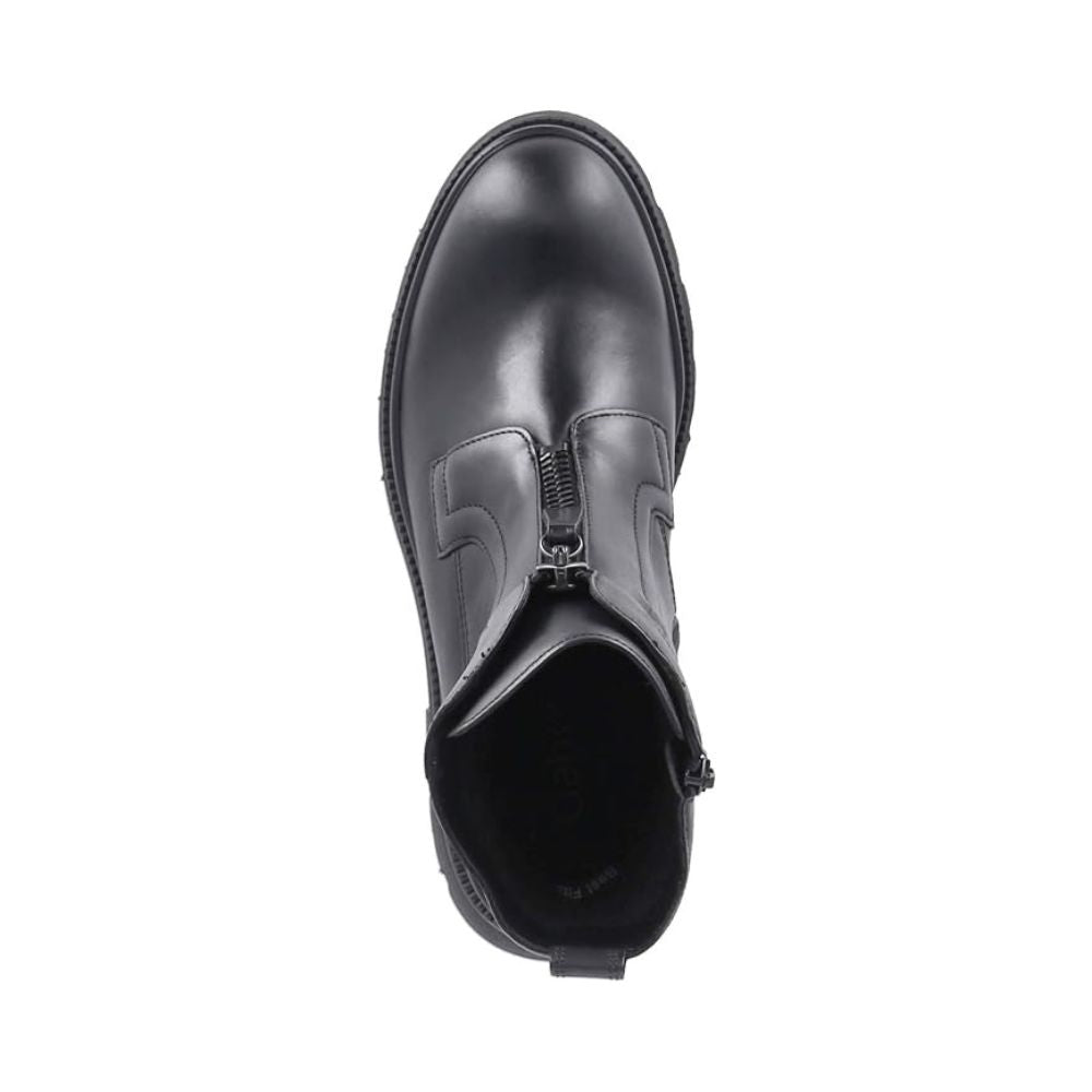 Gabor Women's Slip-on Ankle Boots| Black Leather | 71.854.20