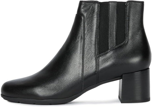 Geox Women's D New Annya Mid B Ankle Boots Black