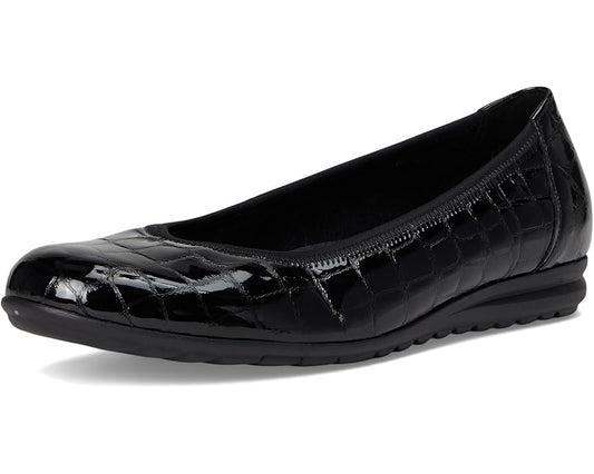 Gabor Splash Women's Pump | Black Patent Croc | 72.620.87