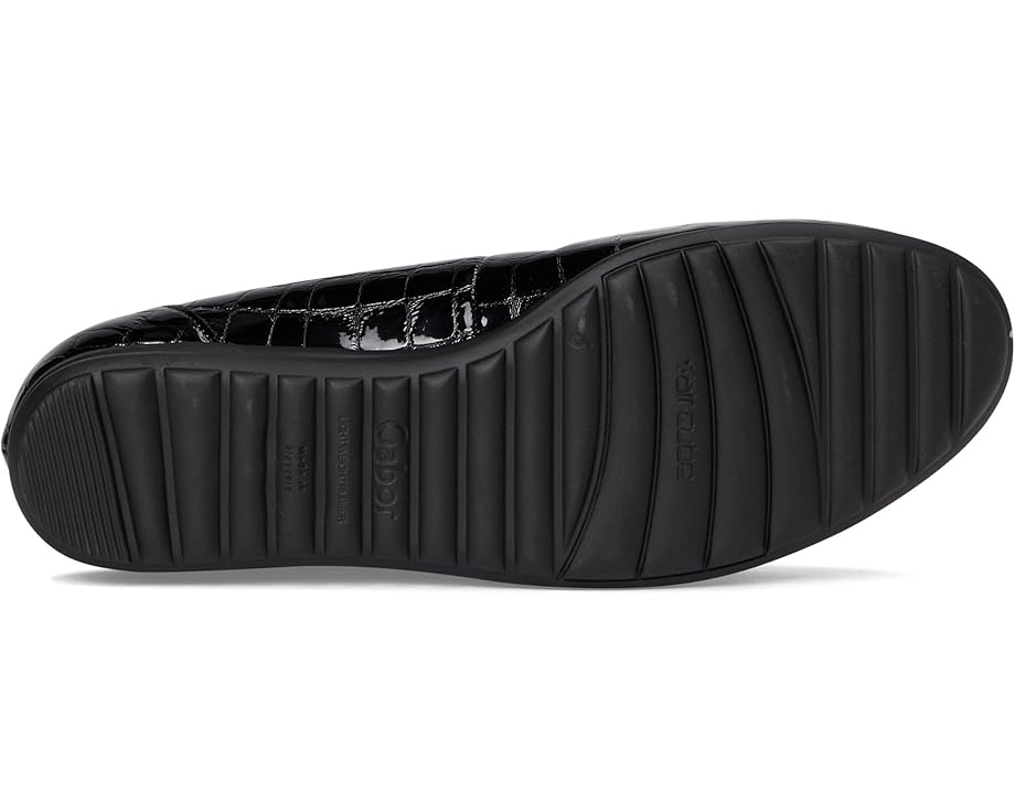 Gabor Splash Women's Pump | Black Patent Croc | 72.620.87