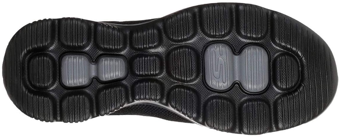 Skechers GO WALK EVOLUTION ULTRA REACH Women s Slip On Black Black Textile White Trim Bkw