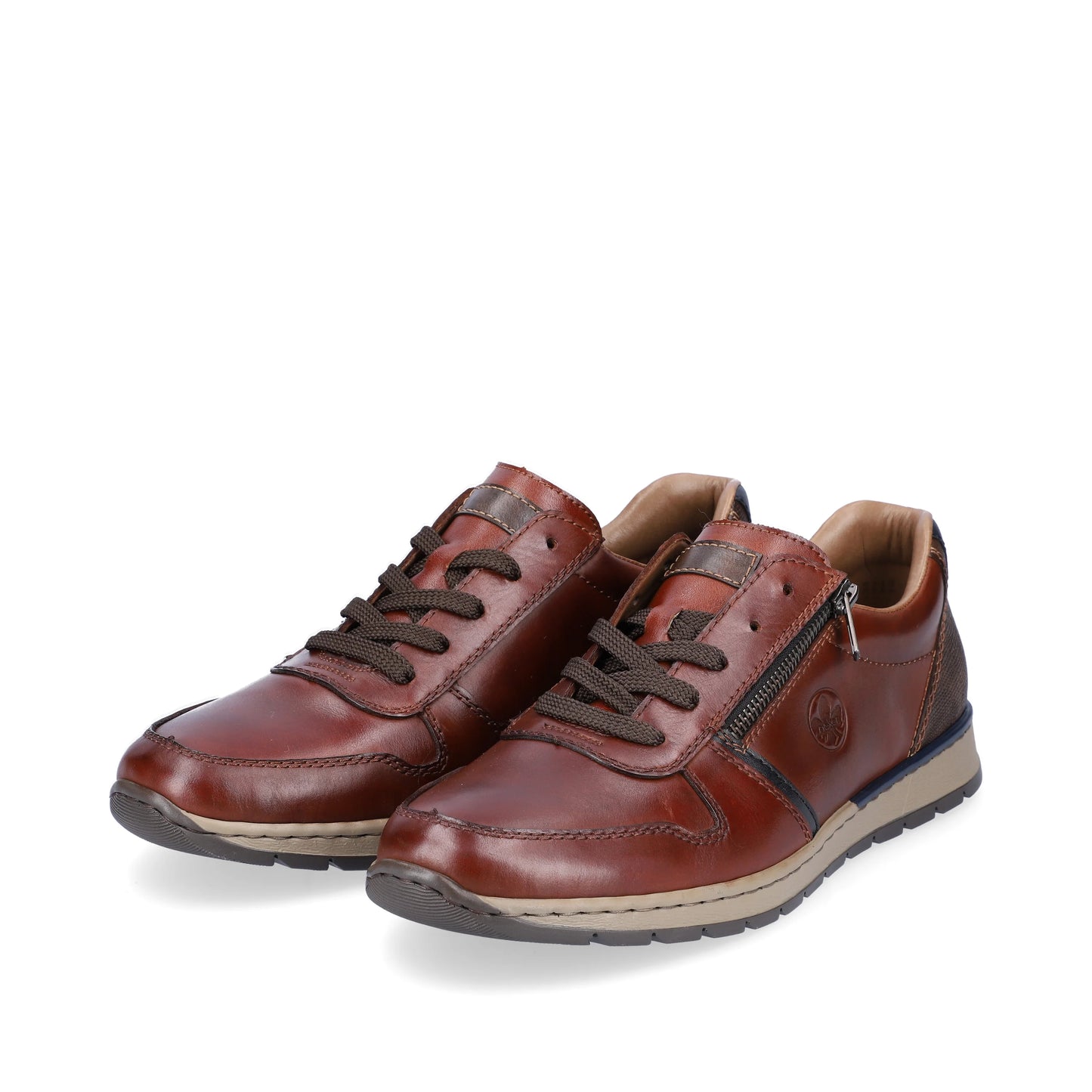 Rieker Men's Zip Shoes | Brown | B2112-25