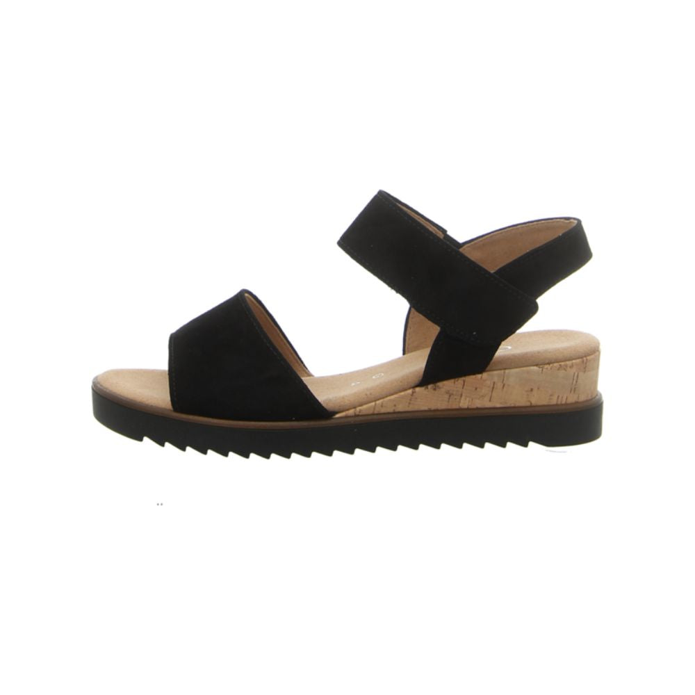 Gabor Raynor Wide Fit Strappy | Black | 82.750.47