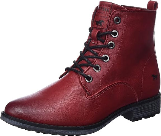 Mustang 1265-526-5 Red Ankle Boot