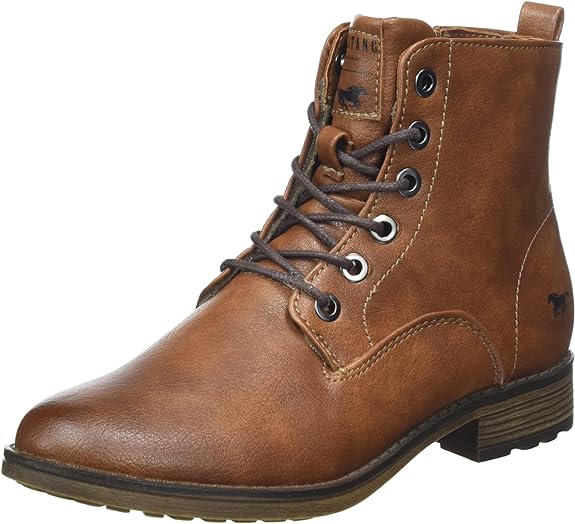 MUSTANG Stivaletti Donna 1265-526 – Similpelle Con Cerniera E Tacco A Blocco