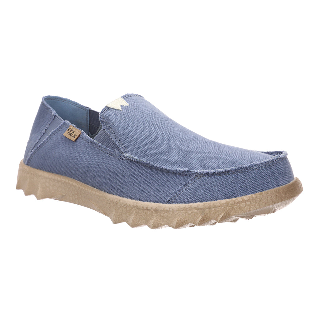 KickBack Men's Slip On Shoes - Couch Classic Canvas Mid-Blue