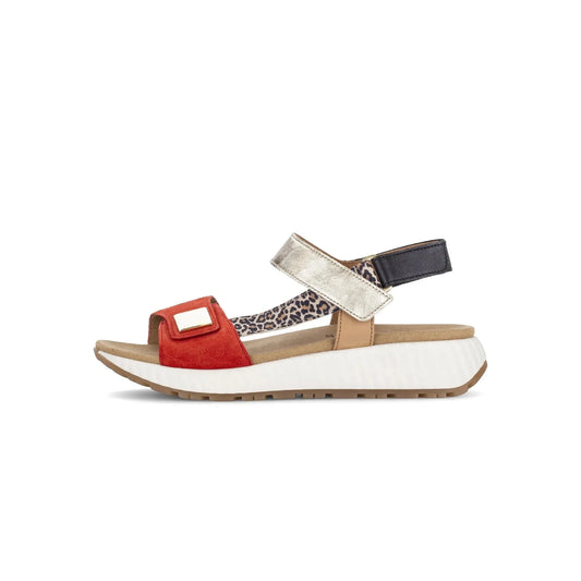 Gabor Multi Suede Fastening Sandals | 84.582.15