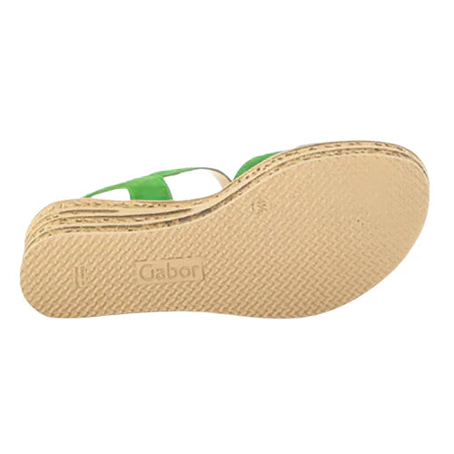 Gabor Ladies Wedge Sandals | Green | 44.63.19