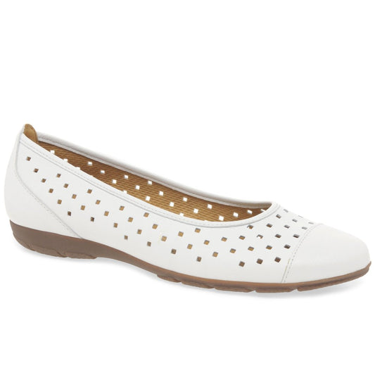 Gabor Ruffle Womens Punched Detail Casual Shoes | 64.169.21